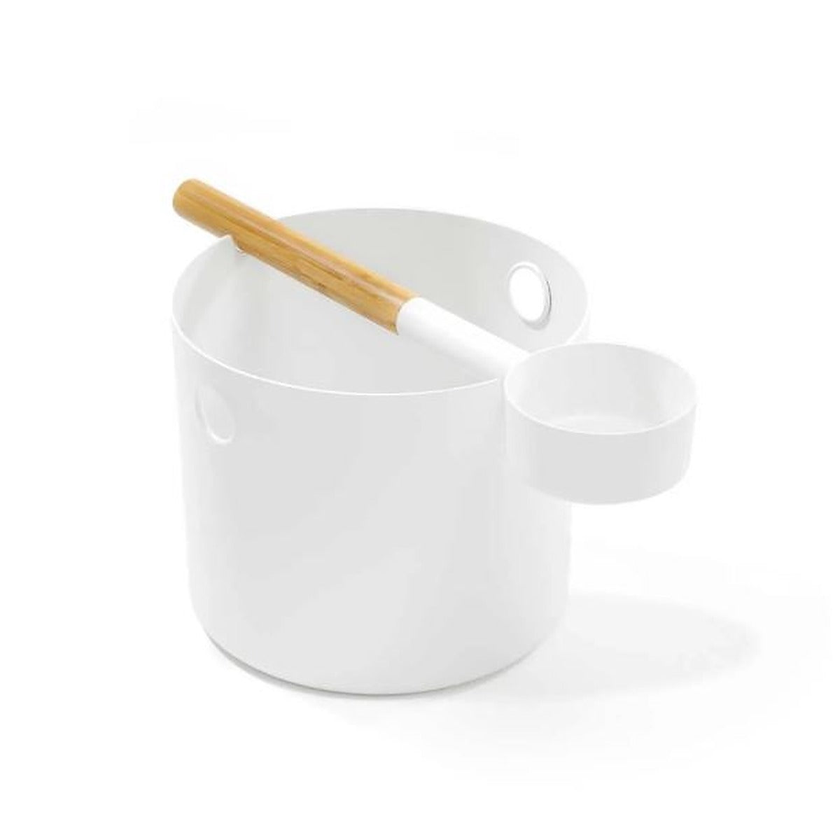 Kübel Set Kolo Design - Aluminium weiß