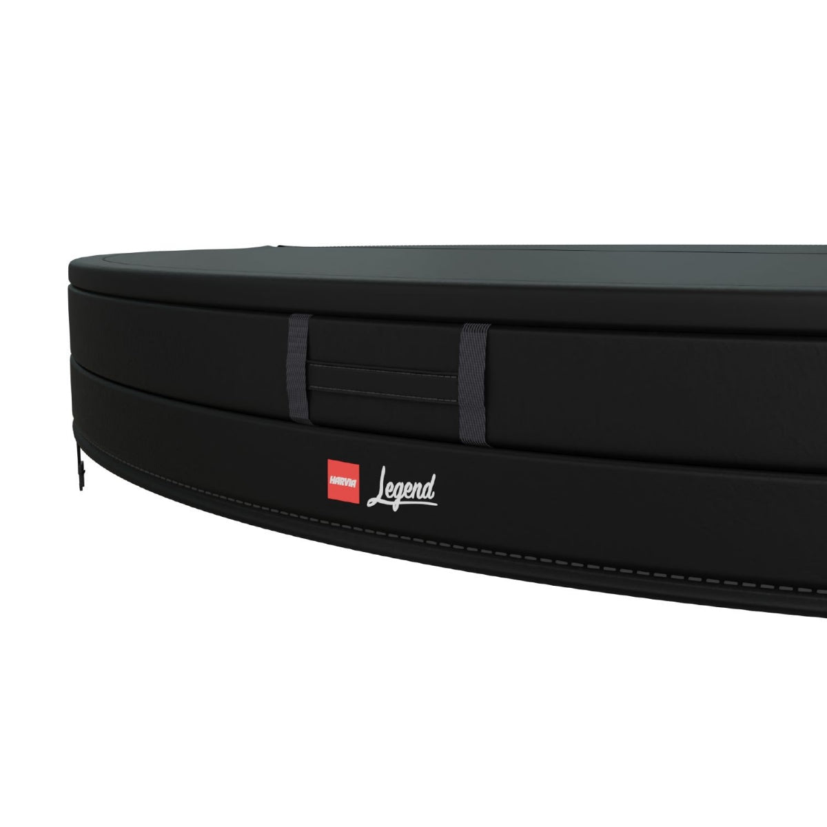 Hot Tub - Abdeckung Legend M schwarz gebürstet, Harvia