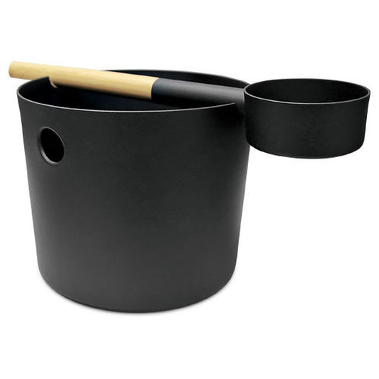 Kübel Set Kolo Design - Aluminium schwarz
