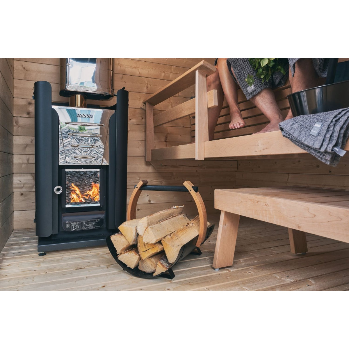 Saunaofen Pro 20, Harvia  BlmSch V2, Holzofen