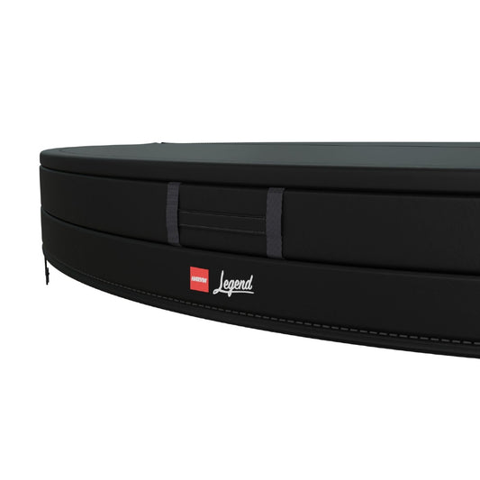 Hot Tub - Abdeckung  Legend M schwarz gebürstet, Harvia